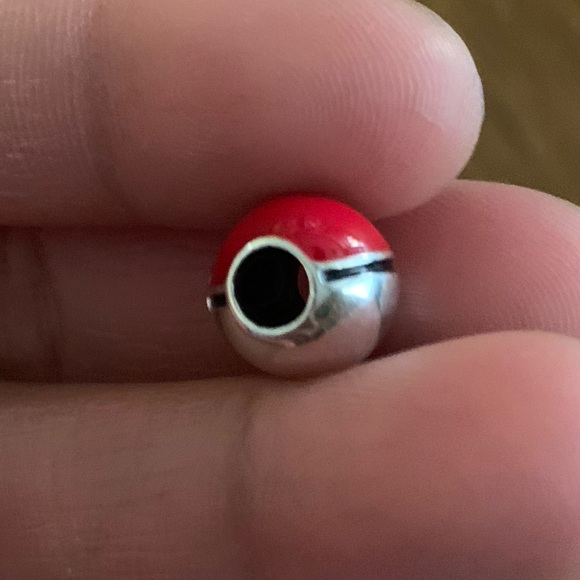 NWOT Pokemon Pokeball Poke Ball Pocket Monster Capture Ball Charm Silver 925 - Picture 7 of 10
